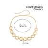 Fashionable Irregular Circle Waist Chain Necklace With Adjustable Metal Chain For Women Grunge And Steampunk Style