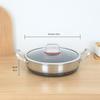 Yingtang 30cm Deep 316 Stainless Steel Frying Pan