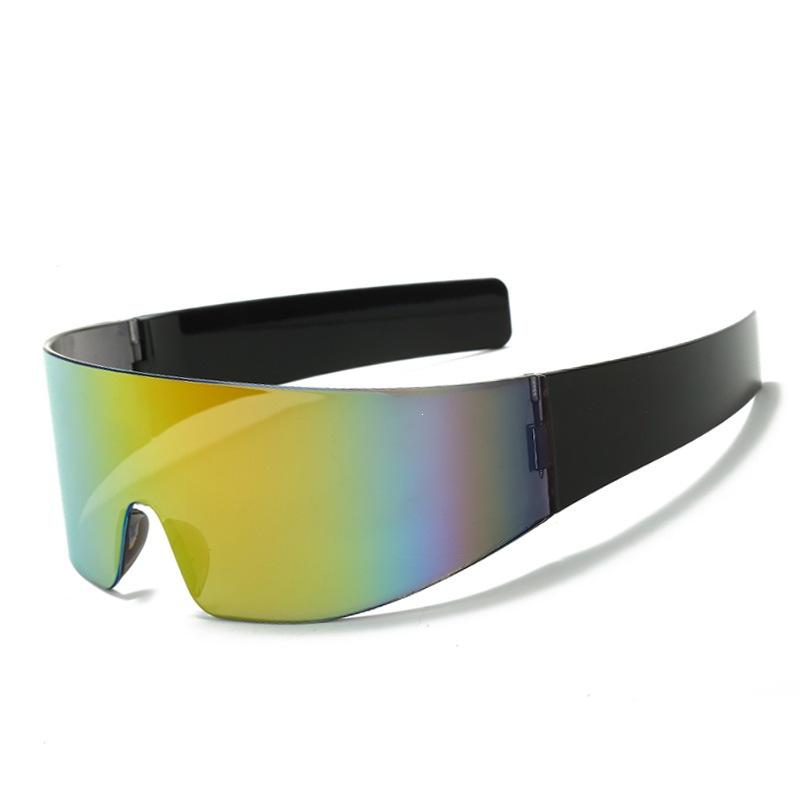 New high definition sunglasses future punk style sports glasses modified face sunglasses windproof and dustproof sunglasses