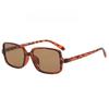 PC Square Frame Sunglasses Fashion Sun Protection for Outdoor Travel Vacation Trendy UV Blocking Lightweight & Durable