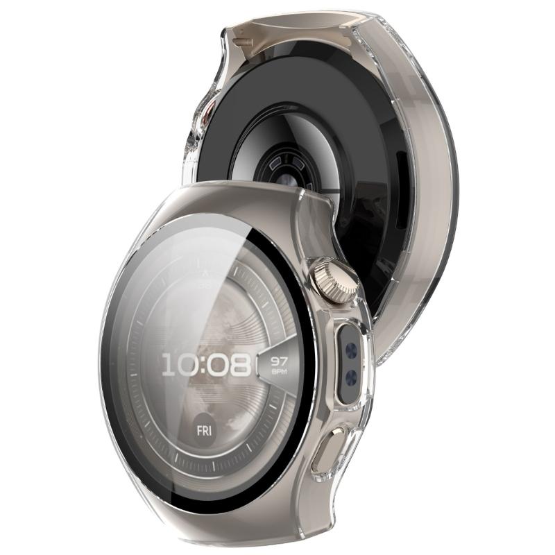 Screen Protector Film Case Shell with Tempered Glass Film for Watch 5 42mm Scratchproof Case Protective Cover