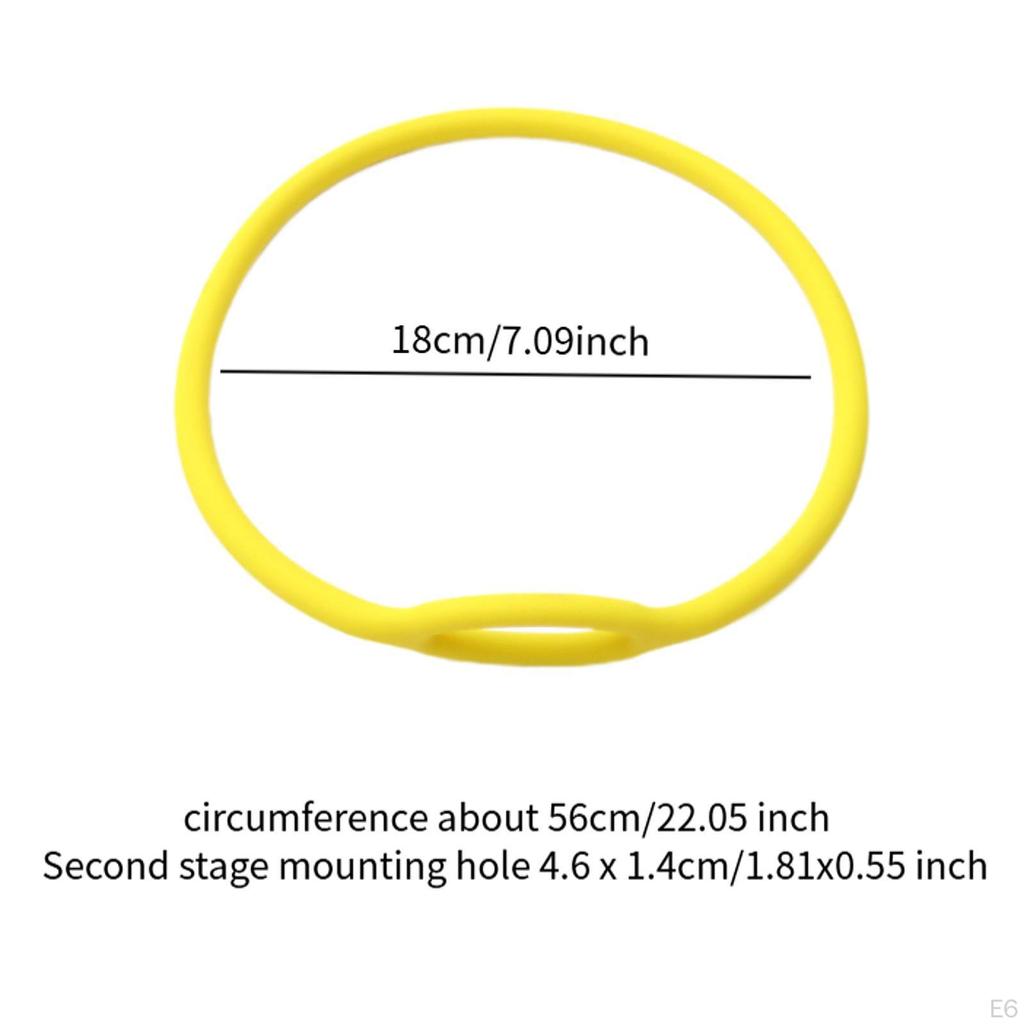 22palcový náhrdelník držák potápěčského automatu, silikonová podpora vybavení