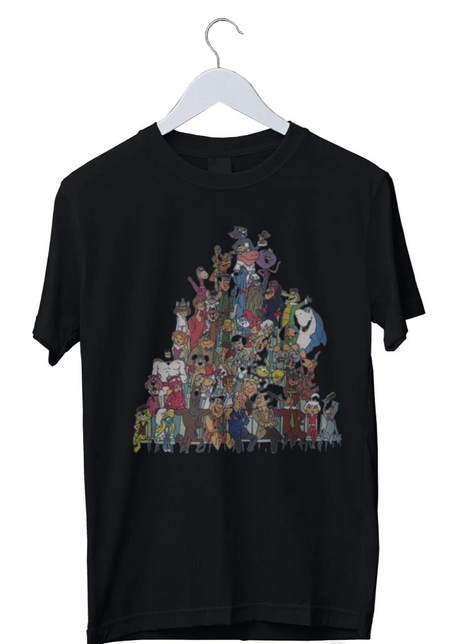 Men s and Women s T-shirts Hanna barbera characters Scooby Flinstones Jetsons S