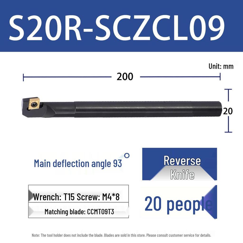 Torna Makineleri İçin 93° Vidalı CNC Kılavuz Çubuğu S08K/S12M-SCZCR06 09