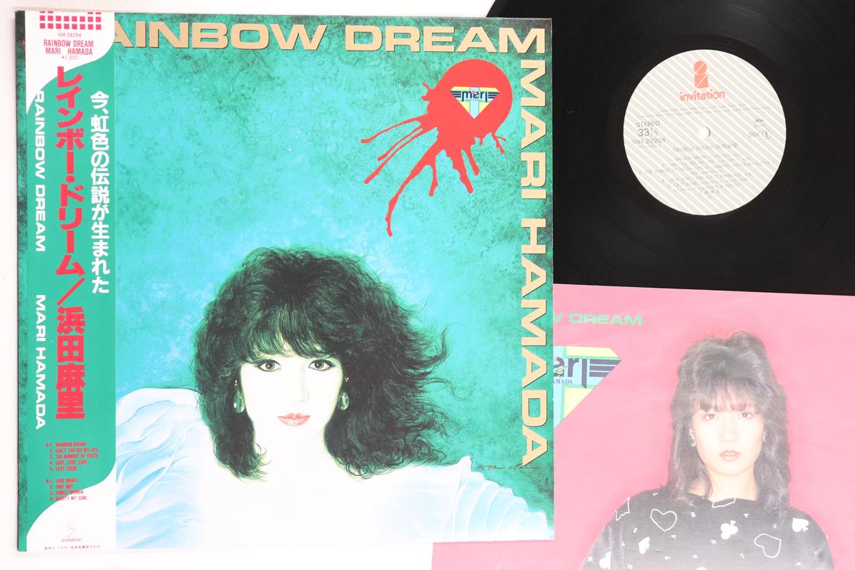 

LP Record MARI HAMADA - Rainbow Dream VIH28204 INVITATION 1985 Japan Obi Metal Used