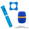 1 Set Rubber Handle Cover Wireless Microphones Handle Sleeve For Ktv Singers Rubber Antidrop Protective Cover