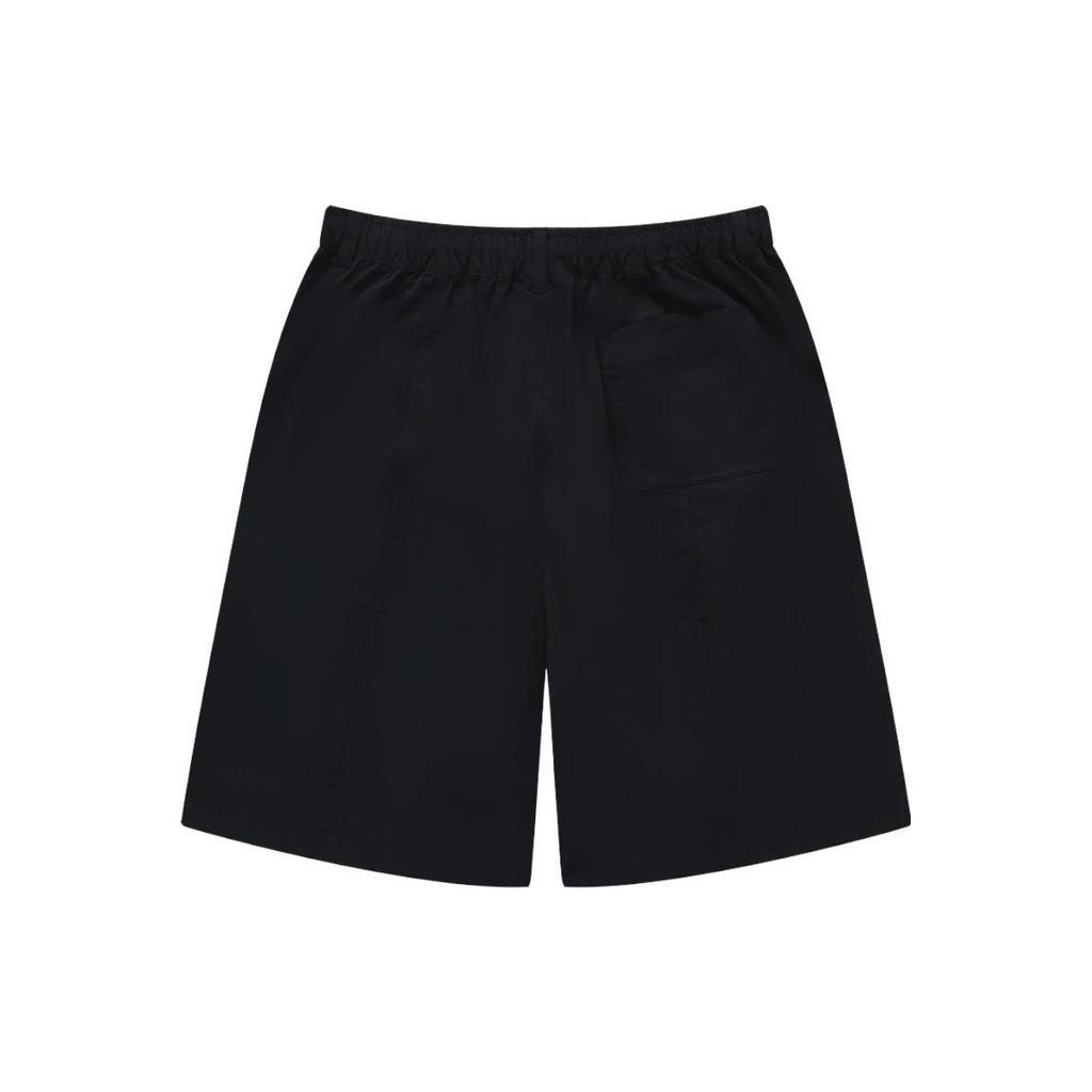 Fila Fusion Letter Logo Print Straight Leg Loose Sports Shorts Men Shorts Deep-Black T11M322802F-BK