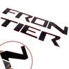 For   Frontier 3D Black Red Rear Tailgate ert Letters Emblems
