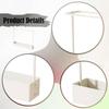 Badminton Racket Holder, Tennis Display Stand, Sturdy Metal Storage Organizer with Built-in
