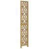Vidaxl Room Divider, 3-Panel, Solid Paulownia Wood