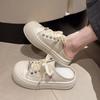 DOGHC Womens Sneakers Shoes  Fashion Platform Designer Canvas Leopard Casual New Thick Sole Flock Summer Leisure