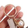 Wooden Material Teacher's Day Keychain Rainbow Colorful English Letter Charm Wooden Keychain Text Keychain Bag Charms