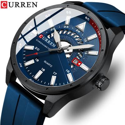 New Men's Sports Watch Calendar of The Week Shows A Leather Men's Watch