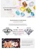 Summer Sale: Luxury S925 Silver Plated 10K Gold Rainbow Zircon Ring – Simple European & American Style for Index Finger.