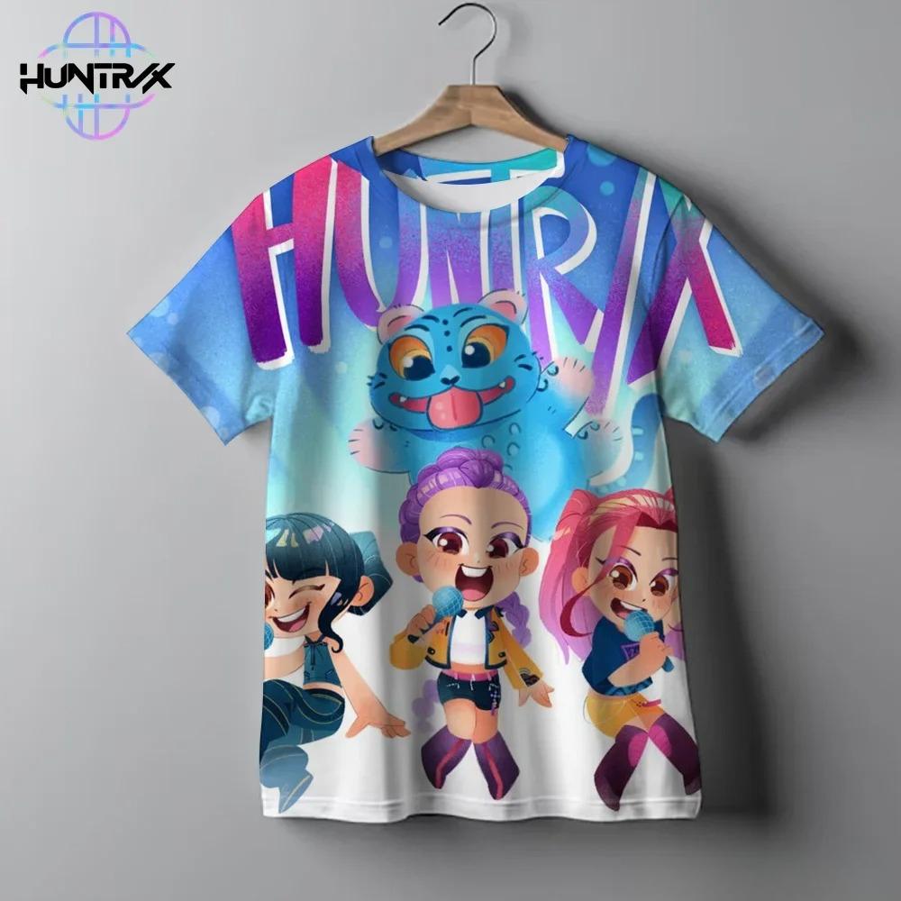 T-Shirts Girls Children's Cartoon Printed Short Sleeve Casual Fashion Girls Comfortable T-Shirt Clothing