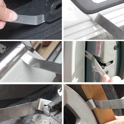 Zestaw skrobaków ze stali nierdzewnej Ultra ostre skrobaki Usuwają pozostałości ze stali, aluminium i innych Końcówki zapewniają dodatkową dźwignię
