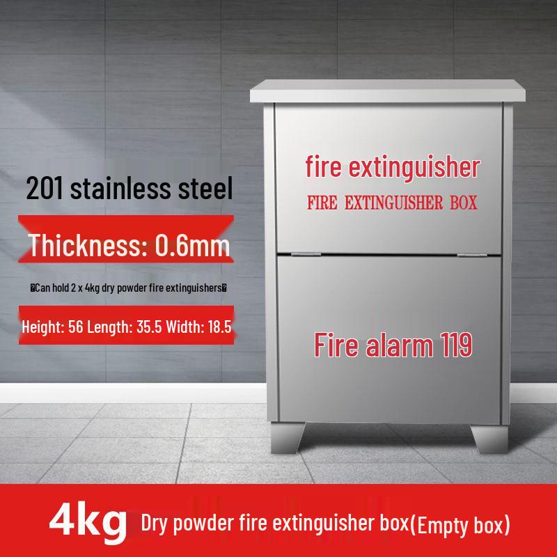 304 Stainless Steel Fire Extinguisher Box
