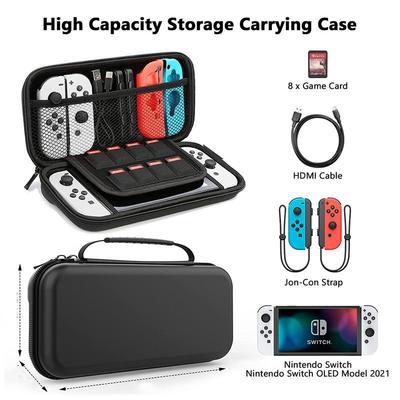 Portable Carrying Case For Switch OLED Controller Travel EVA Shockproof Bag With Game Cards Slots For NS Switch OLED Accessories