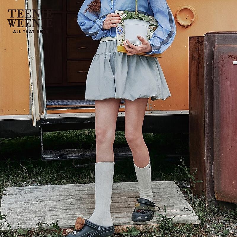 

Teenie Weenie Women s Playful Asymmetrical Tulip Mini Skirt S