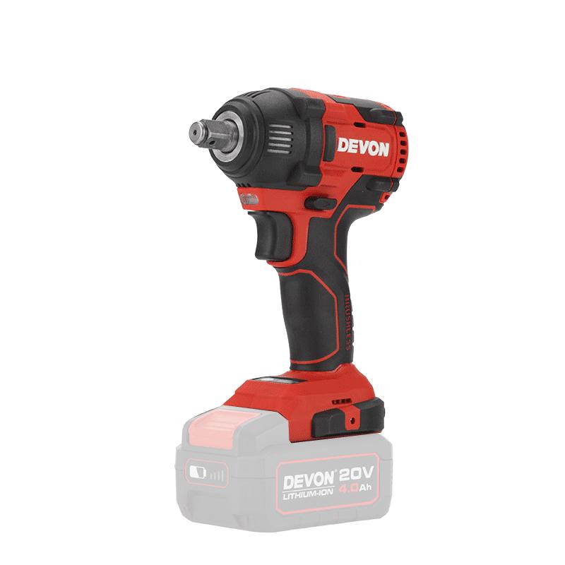 Devon 20V Borstlös Sladdlös Slagnyckel, 350N·m Vridmoment CN-kontakt (adapter ingår)