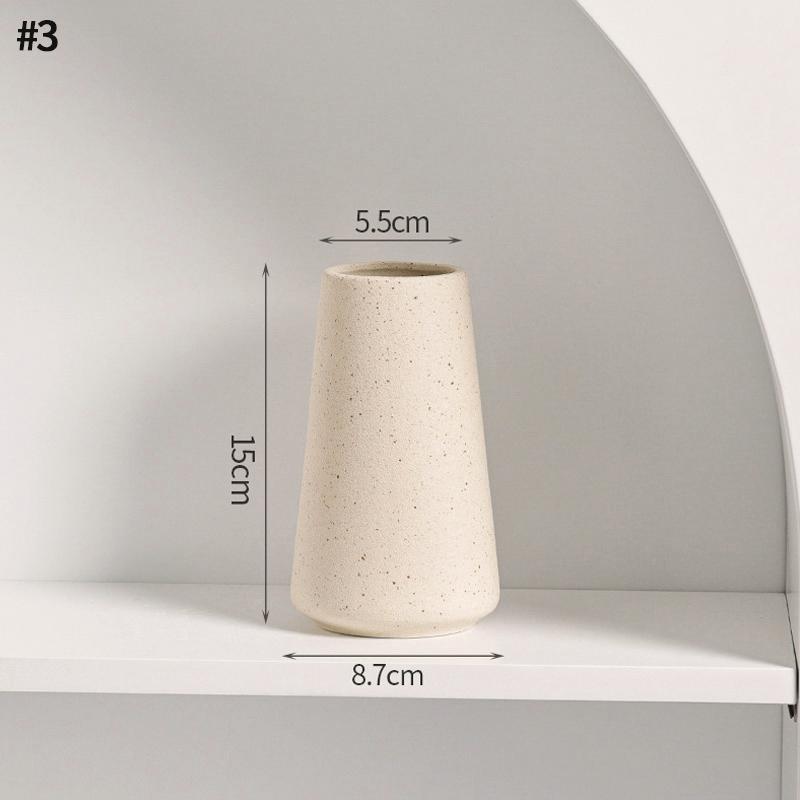 Modern Ceramic Vase Small Flower Vases For Wedding Flower Arrangement Dried Flower Grass Decorative Vases Home Office Decor
