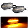 2pcs For Mitsubishi Lancer/Pajero 1998-2005  LED Dynamic Side Marker Turn Signals Plug&Play OEM#MR574781
