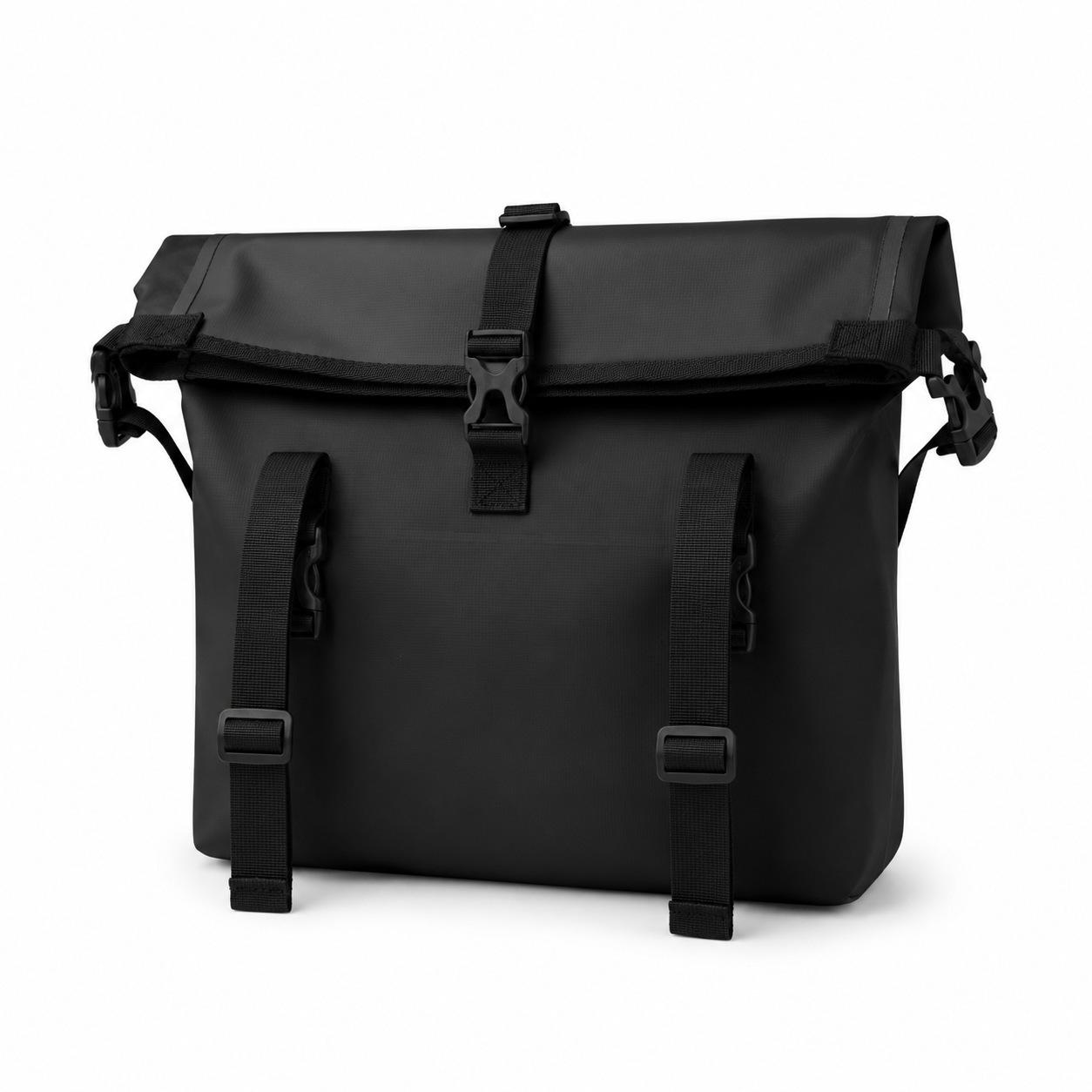 Sacoche de Vélo Imperméable en PVC Grande Capacité Sac de Rangement Style Suspendu Sac pour Moto Vélo Électrique Pour Cyclisme Extérieur Voyage
