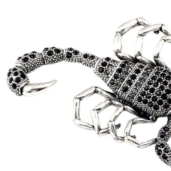 Brosche Anstecknadel Skorpion Strass Schmuck Funkelnde Tierbrosche Kleiderdeko