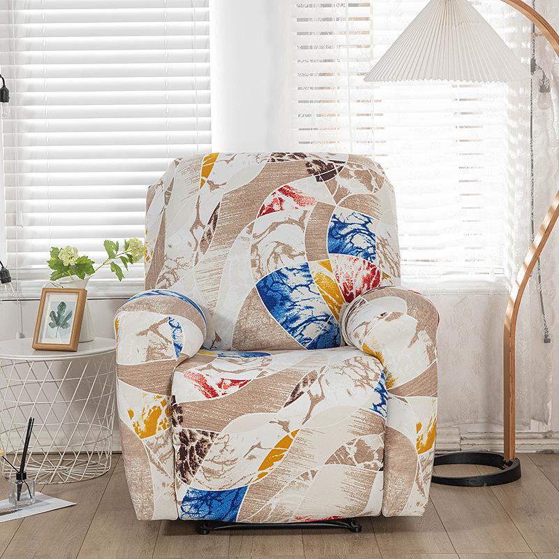 Recliner Cover First Class Sofa Cover All-inclusive Elastic Single Rocking Chair Cover Electric Function Chivas Nice Couch Case for Home