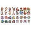 8 Stück 5D Diamantmalerei Sticker Set Cartoon Diamantkunst Sticker Diamant Mosaik Sticker für Anfänger Erwachsene DIY Basteln