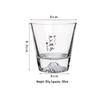 Japanischer Mount Fuji Glasbecher: Kreativer Becher mit Schneekappe für Tee, Milch, Whiskey oder Bier