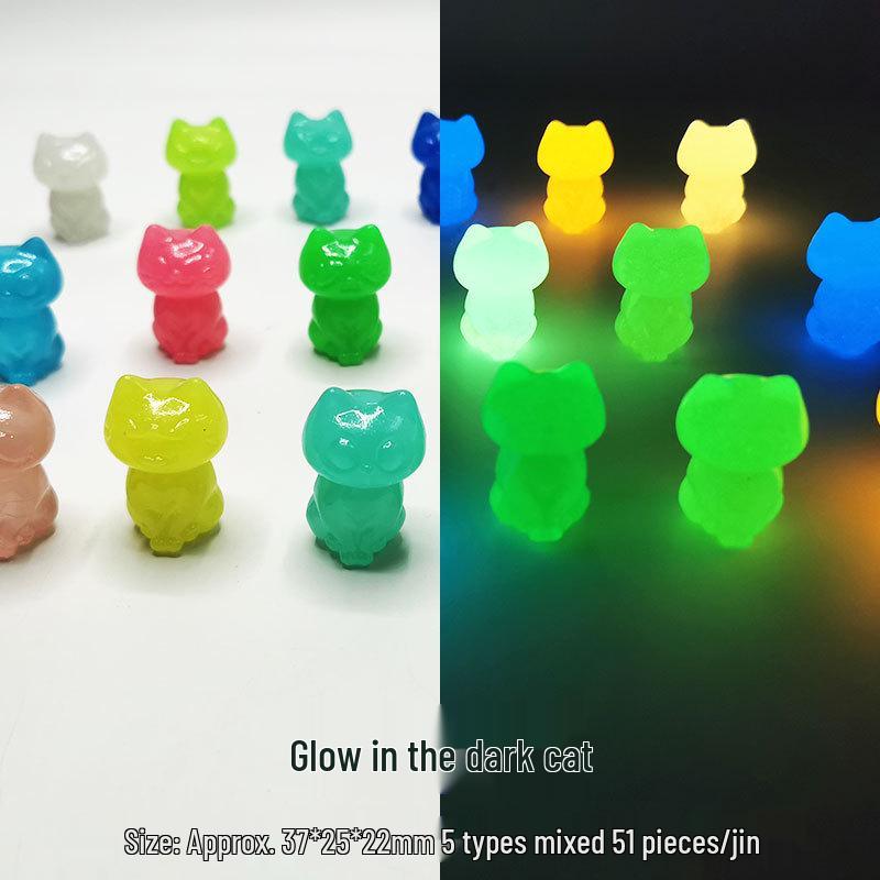 Acrylic Barrel Candycolored Beads Luminous 6x8mm Glowinthedark Diy Accessories