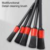 Nowy Zestaw 5 sztuk Pędzli do Czyszczenia i Detailingu Samochodu Pędzle do Detailingu Wnętrza Samochodu Do Czyszczenia Kół Desek Rozdzielczych Kratek Wentylacyjnych