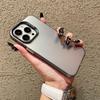 IMD Color Silver for Apple 16PRO Simple Solid Color Phone Case for IPhone 12/XSMAX Matte PC Protective Cover
