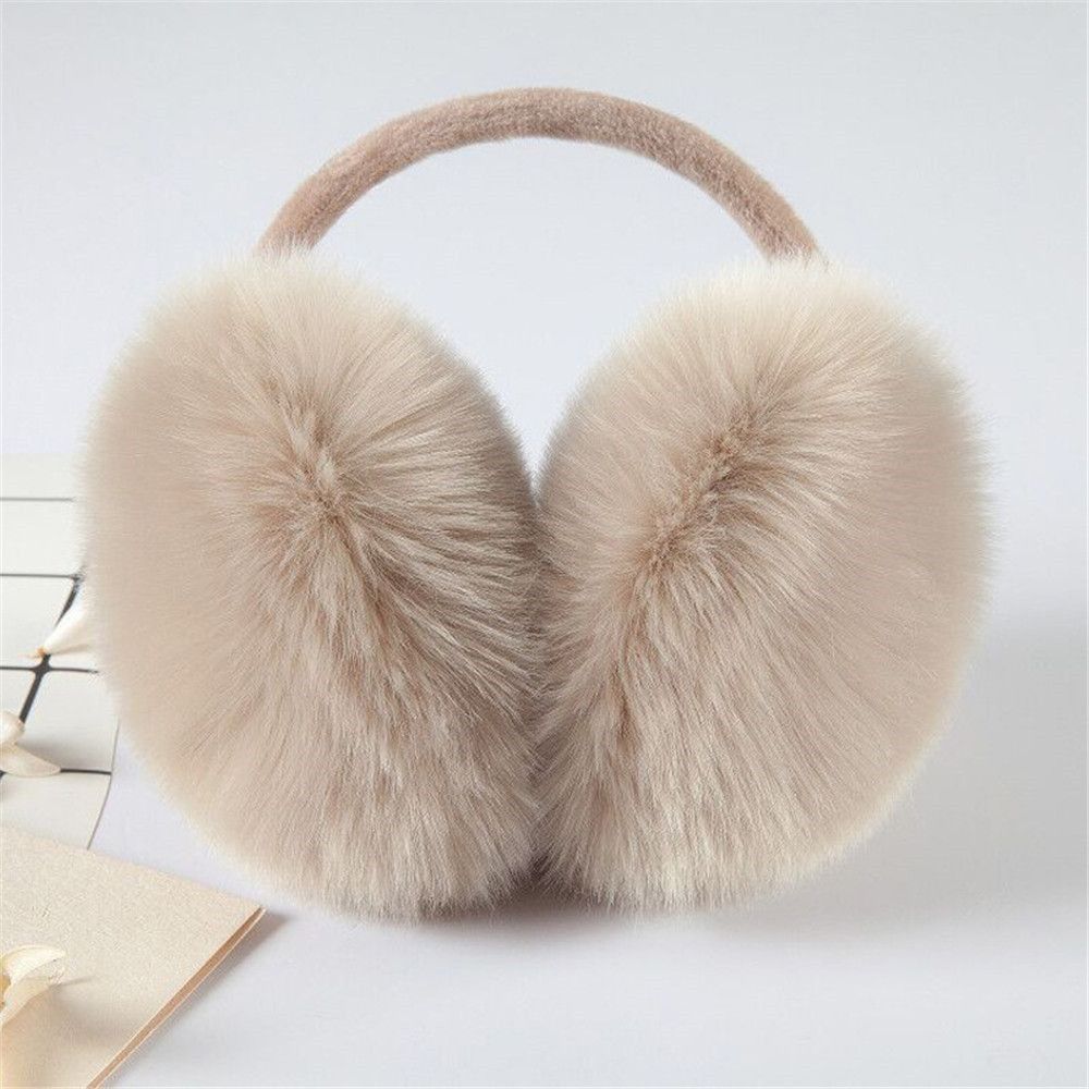 Winter Soft Fluffy Warm Ear Muffs Plush Ear Warmer Earflaps