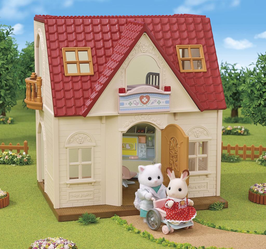 EPOCH Sylvanian Families Set Kind Doctor Doll/Furniture [Let's Shinsatsu! Set] H-17