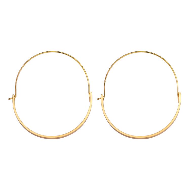 Šik geometrické náušnice v polokruhu: Evropský a americký styl, elegantní a všestranný