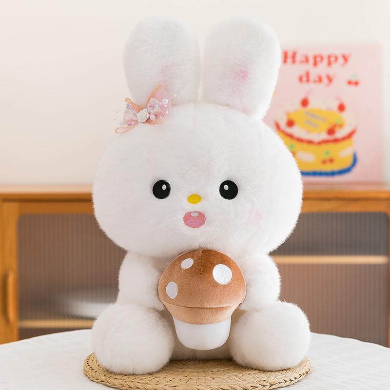 

Plush Bunny Toy With Super Soft Short Pile And Children Sleep Decor 38cm