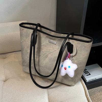 Tote Bag for Women 2025 New Autumn Winter Women's Bag Commuting Large Capacity Student Class Computer Underarm Bag Handbag