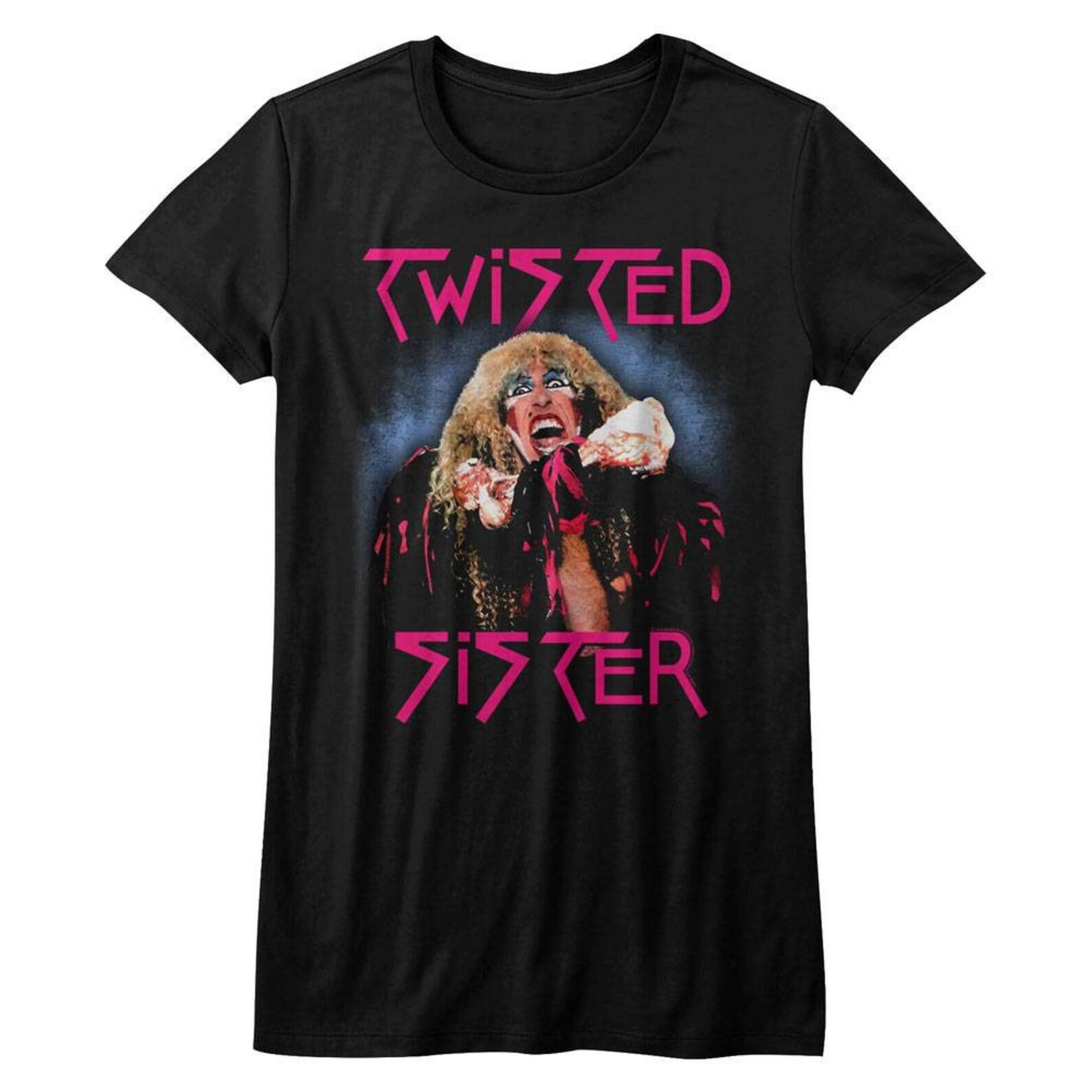 Twisted Sister Twisted Dee Black Junior Women s T-Shirt 2XL