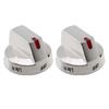 Pack of 2 Practical Cooking Benches Knobs Accessory for Samsungs Electric Ranges Replacement Models NE63T8111SS/AA