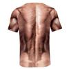 Tshirt Muscle Body 3d Print Men Summer T Shirt Clothing Fashion Street Tees Flesh Pattern Oversized Male Short Sleeve Trendy