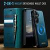For Samsung Galaxy S23 FE Case CASEME C49 Compatible with MagSafe RFID Blocking Detachable Wallet Leather Phone Cover