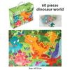 Dinosaur Farm Transportation Animal Theme Puzzle Toy Children