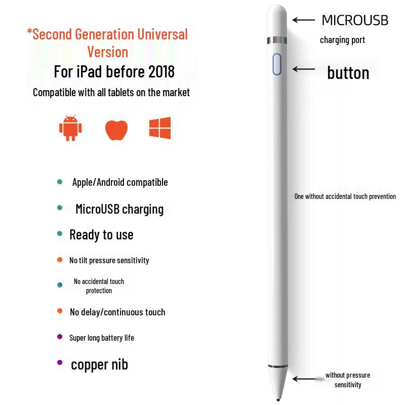 

Активный емкостный стилус Apple Pencil для сенсорного экрана iPad