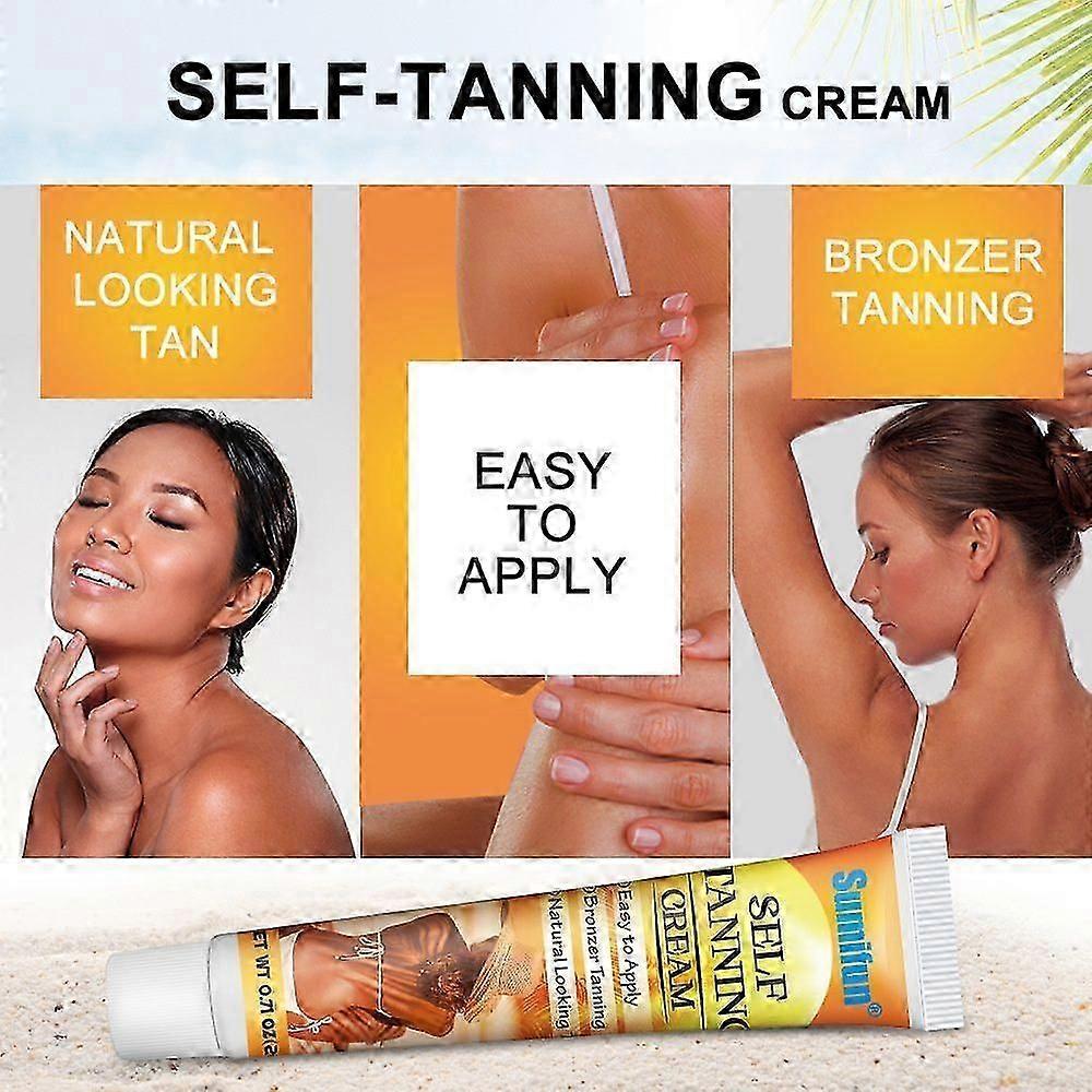Crème autobronzante Bronzage intensif sans soleil & Gel bronzant pour le corps Gel accélérateur de bronzage brun, Lotion bronzante Lotion de bronzage