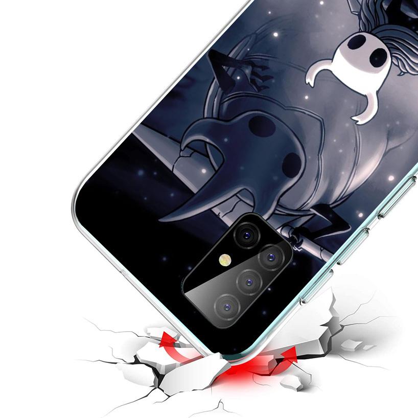 Hollow Knight Cartoon Cover Phone Case For Samsung Galaxy A12 A22 A32 A52 A72 A02S Phone Case Note 20 Ultra 10 S10 Plus A51 A71