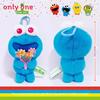 Sesame Street Elmo Portachiavi Peluche Animale Carino Cartone Animato Giocattolo Regalo Per Bambini