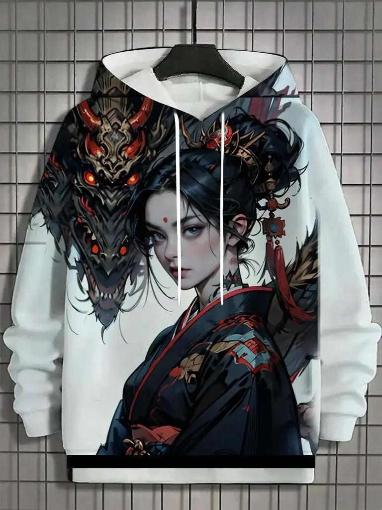3D Printed  Anime Women's Men's Fashion Hoodies Autumn Winter Designer Hoodies Casual Sweatshirts Comfortable Warm Long Sleeve