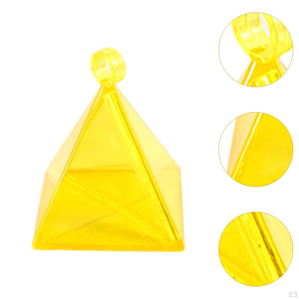 Ciondolo Peso Palloncino Portante Decorazione Compatta Piramide per Anno